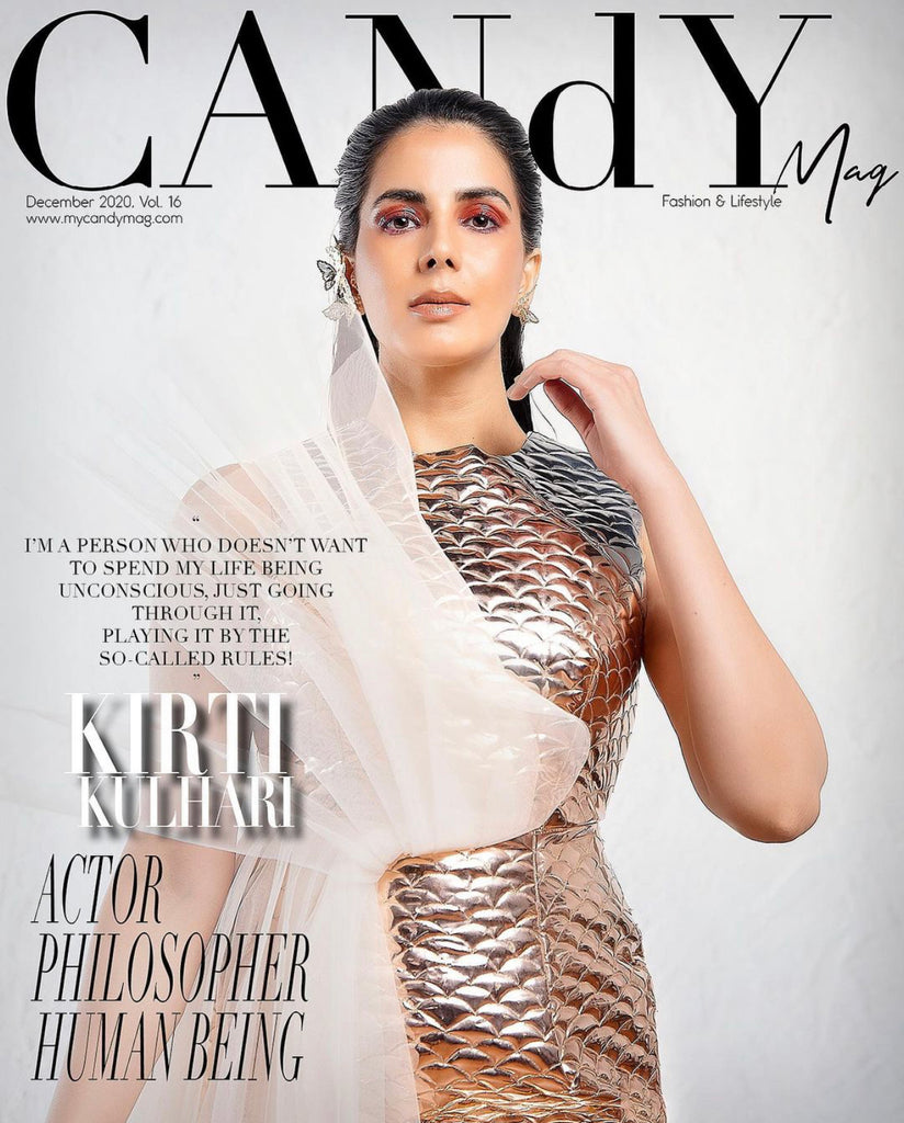 CANDY Mag Features SOSHAI on Kriti Kulhari for COVER STORY